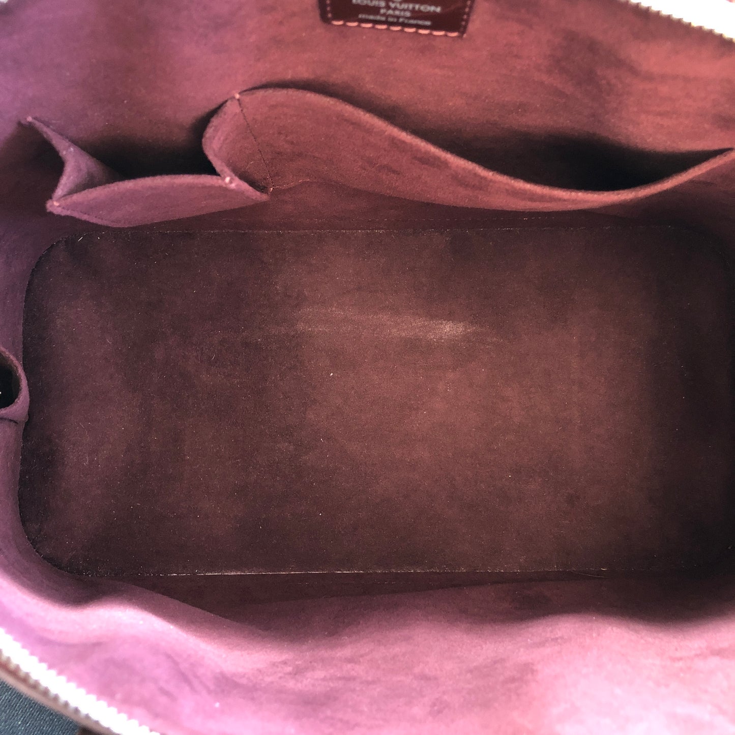 Louis Vuitton Alma Epi Electric Burgundy Brown Handbag