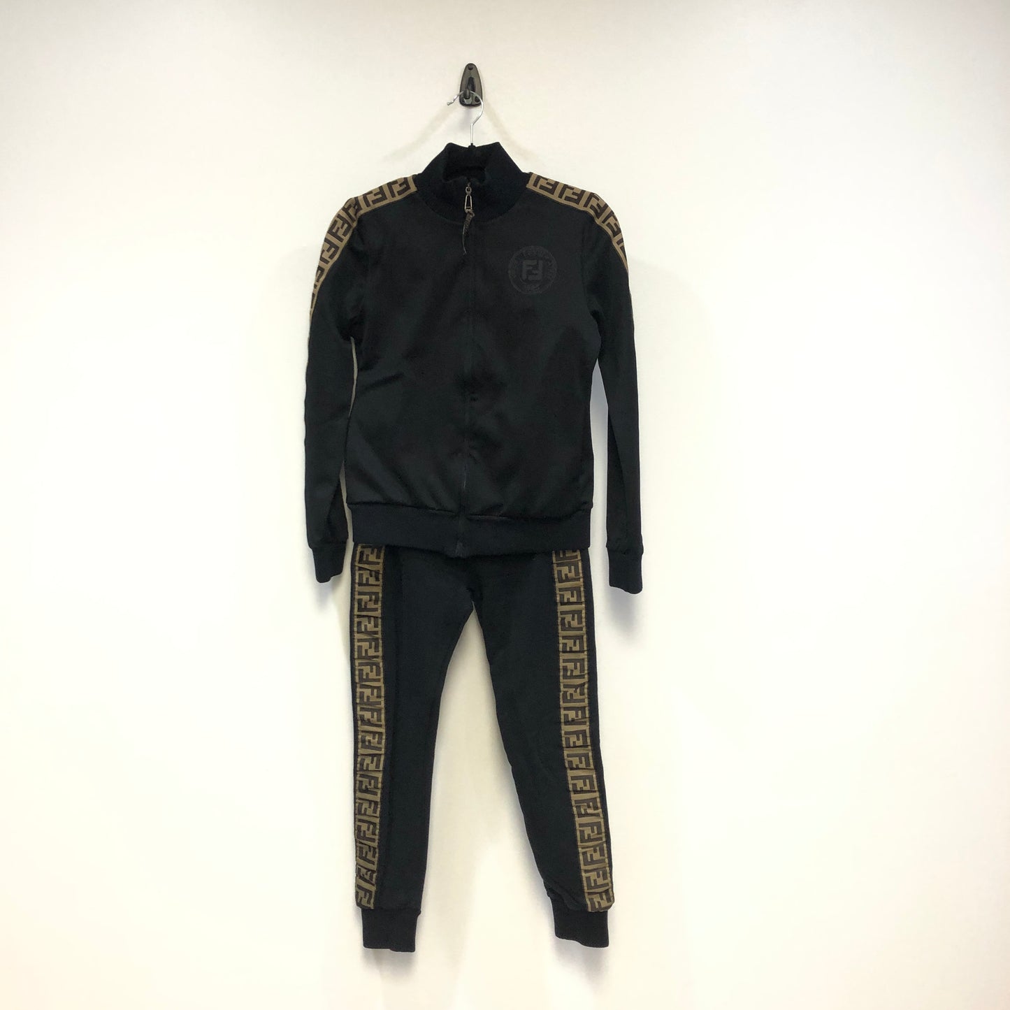 Fendi Black FF Trim Tracksuit Set