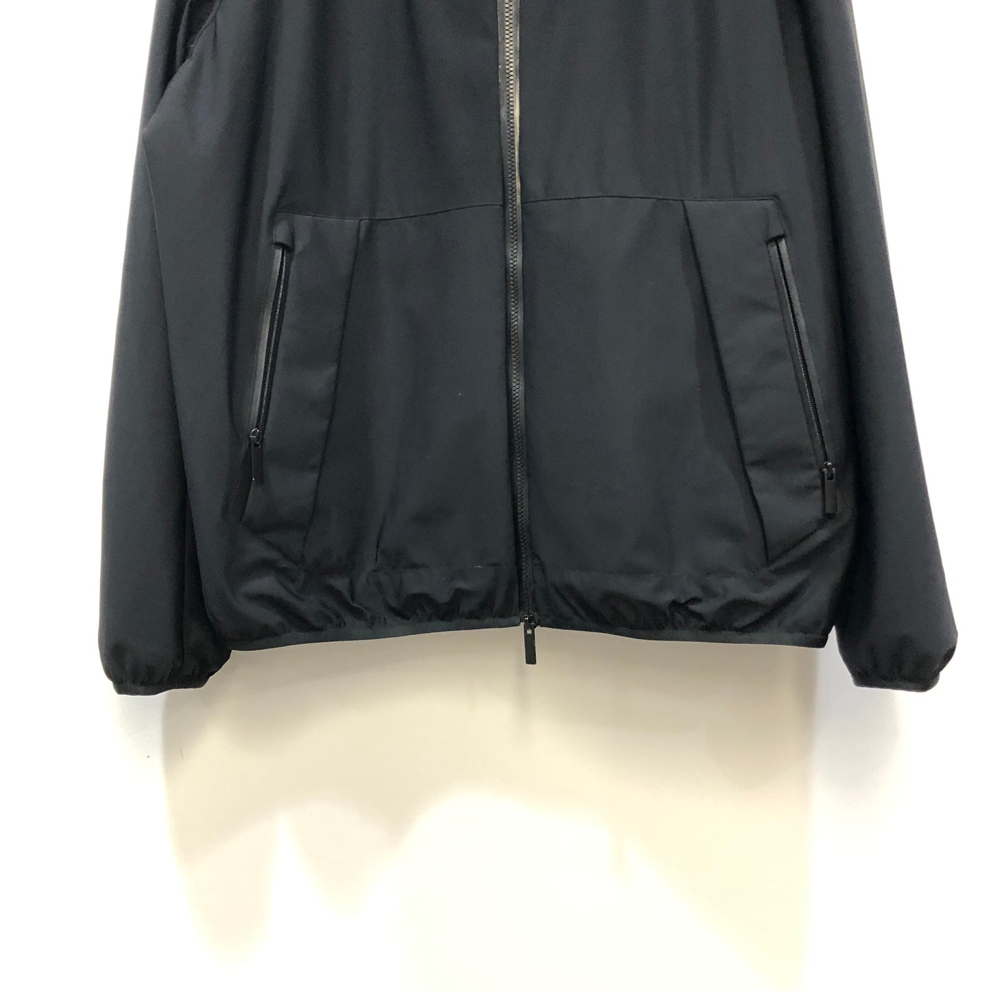 Moncler Black Hooded Jacket Size 7