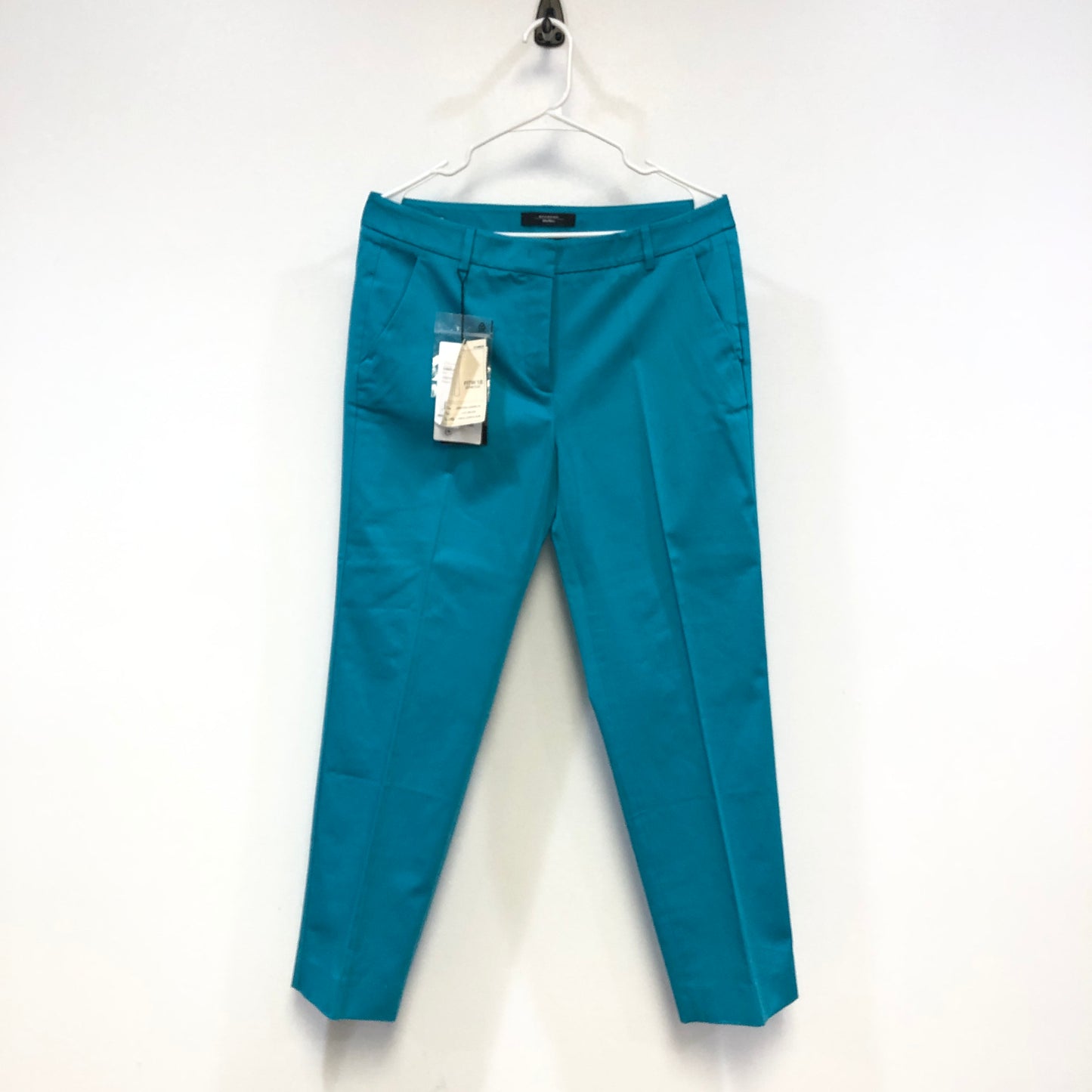 Max Mara Weekend Turquoise Slim‑Leg Trousers US 12