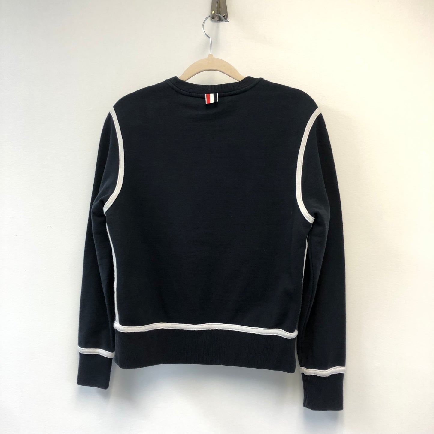 Thom Browne Classic Loopback 4-Bar Cotton Sweatshirt in Navy