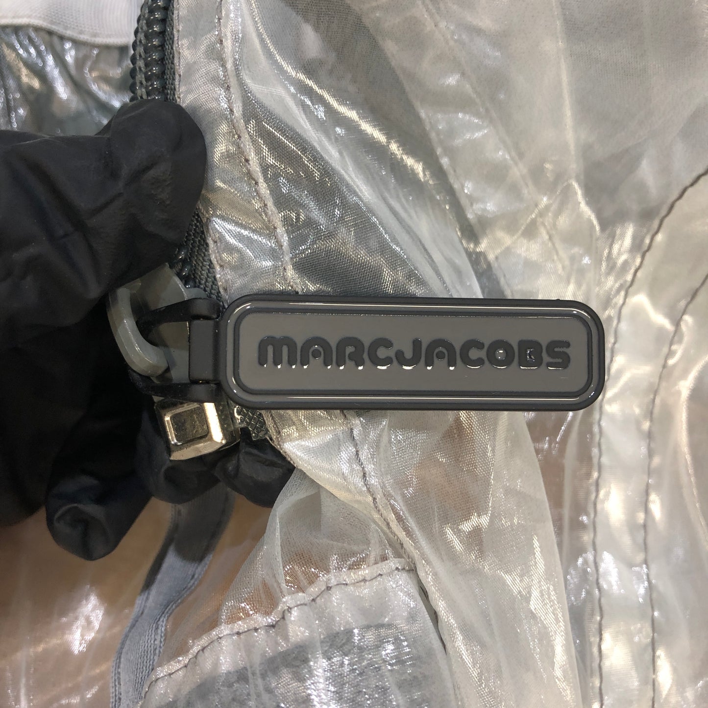 Marc Jacobs Transparent Hooded Jacket Size S