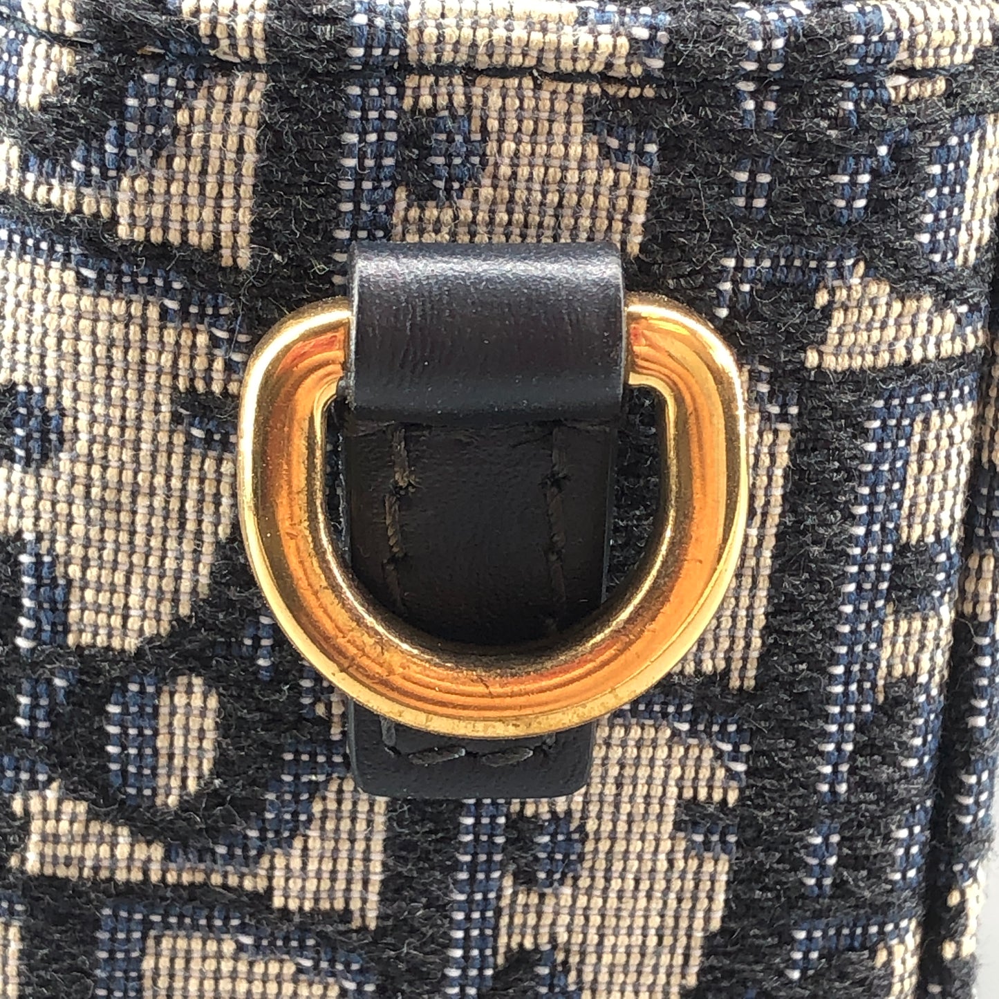 Christian Dior Mini 30 Montaigne Box Bag Grey/navy/black