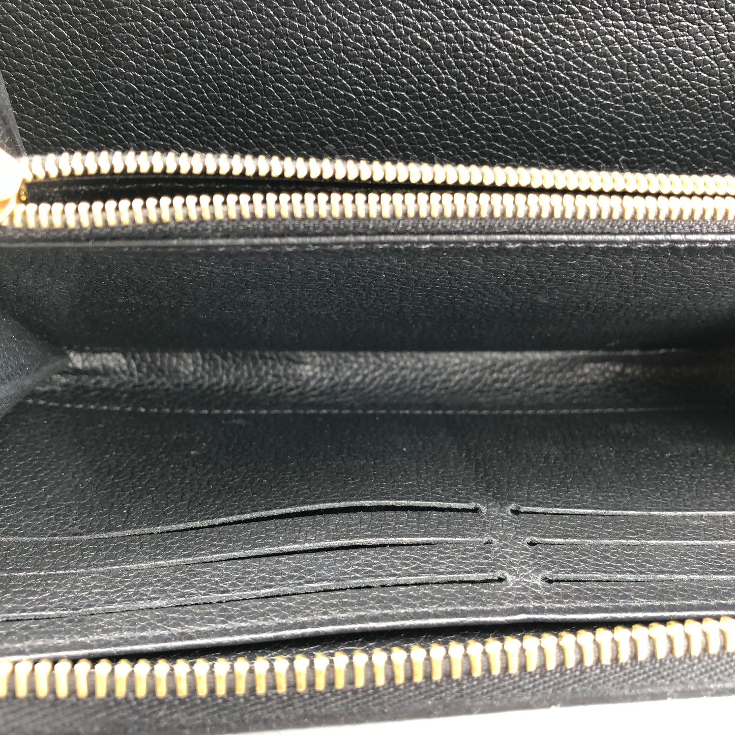 Louis Vuitton Black Monogram Empreinte Zippy Wallet