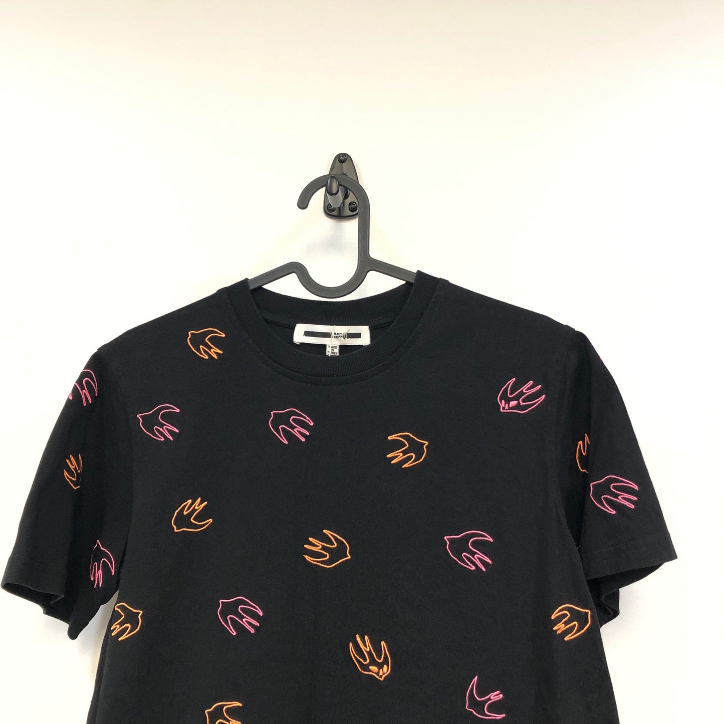 Alexander McQueen Black Printed Short Sleeve T-shirt Size S