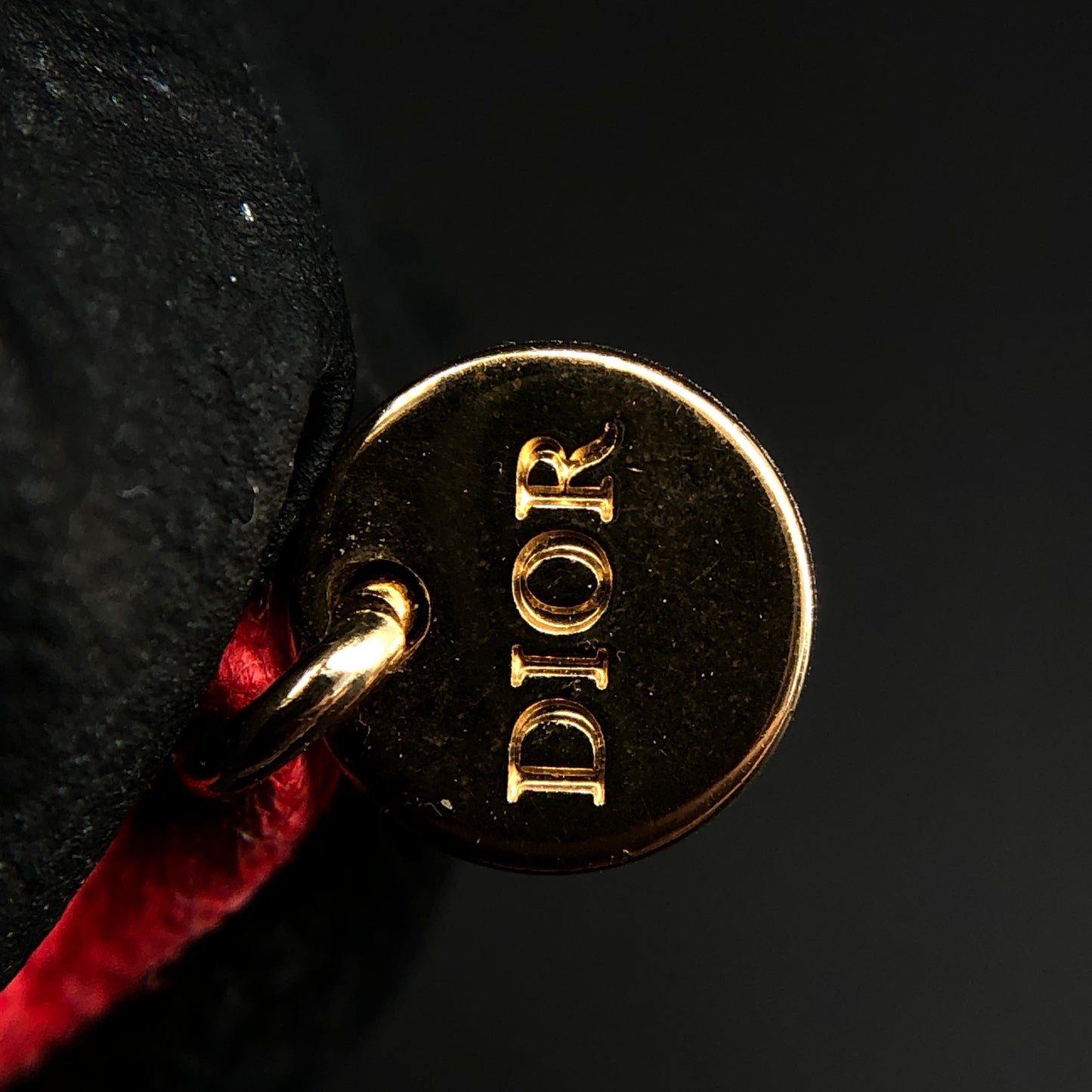 Christian Dior Butterfly Red Cord Bracelet