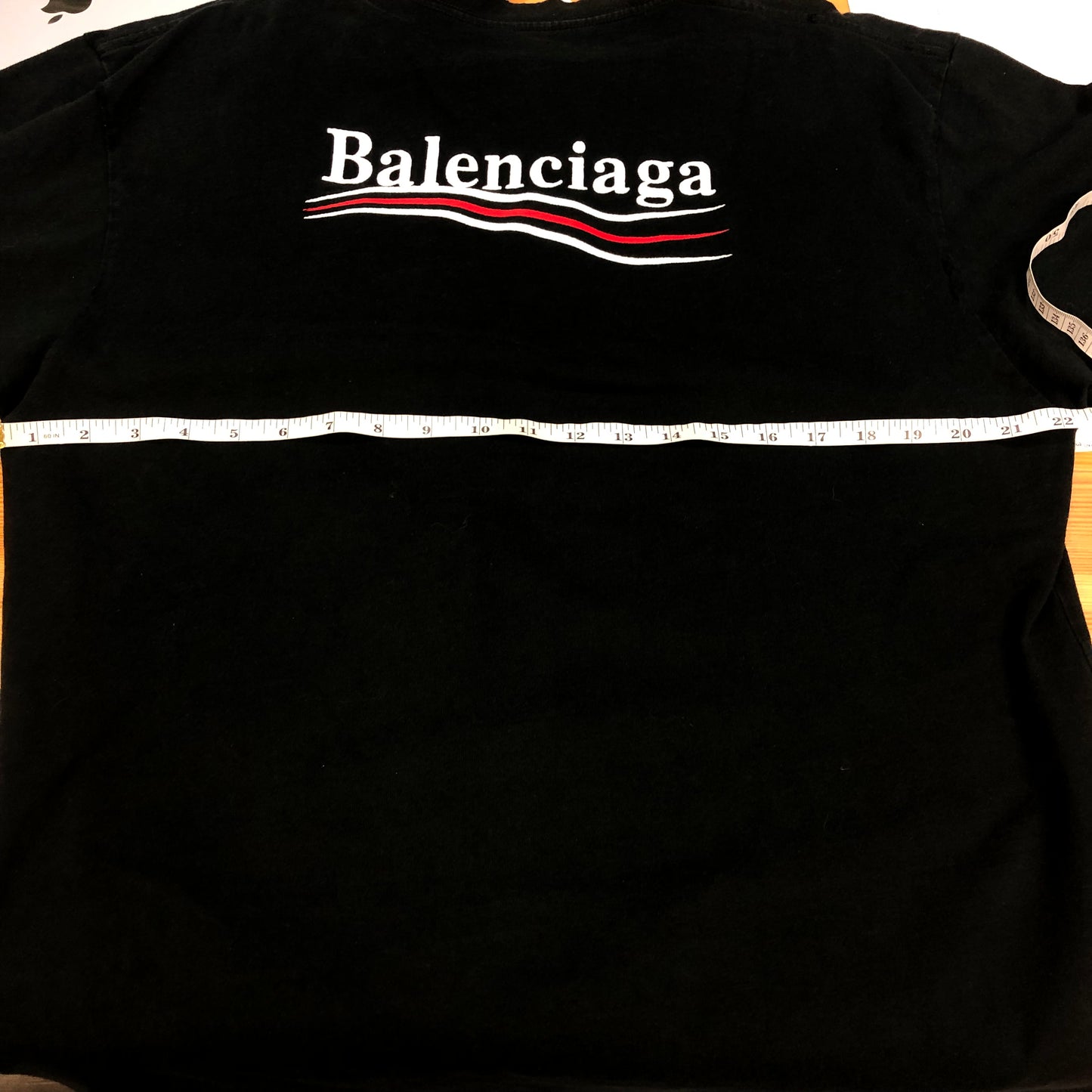 Balenciaga Logo T-Shirt Size XS Black