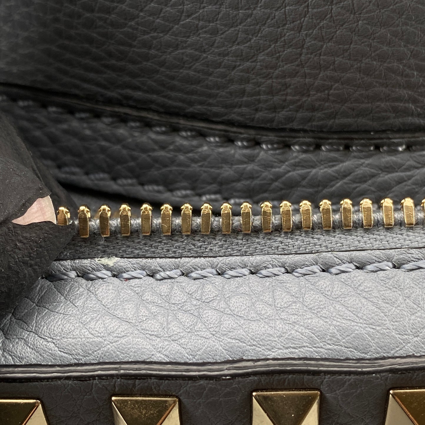 Valentino Slate Blue Rockstud Backpack