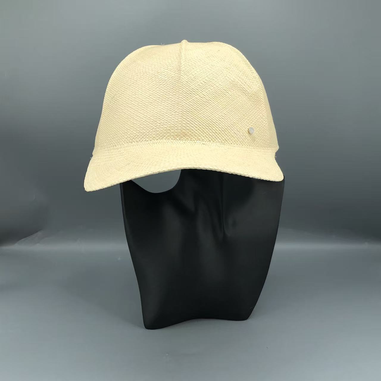 Hermes Straw Baseball Cap