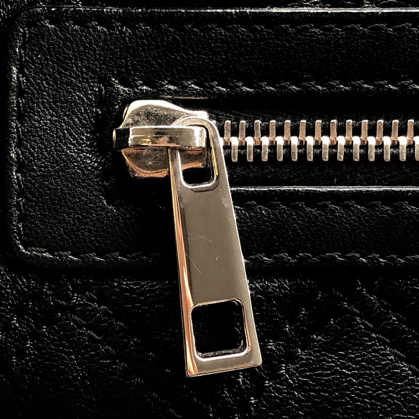 Marc Jacobs Quilted Leather Chain Crossbody Bag Black