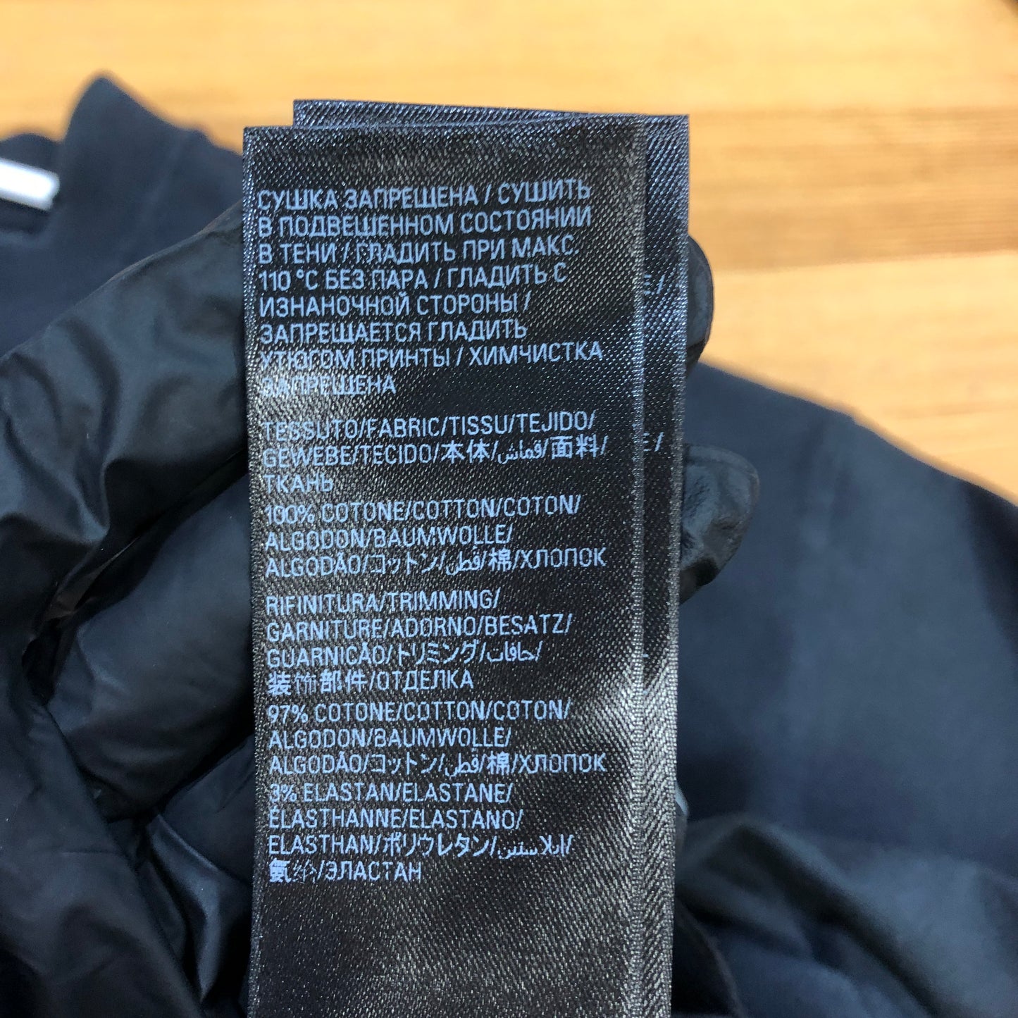 Balenciaga NWT Gothic Logo Distressed T-Shirt L Dark Grey