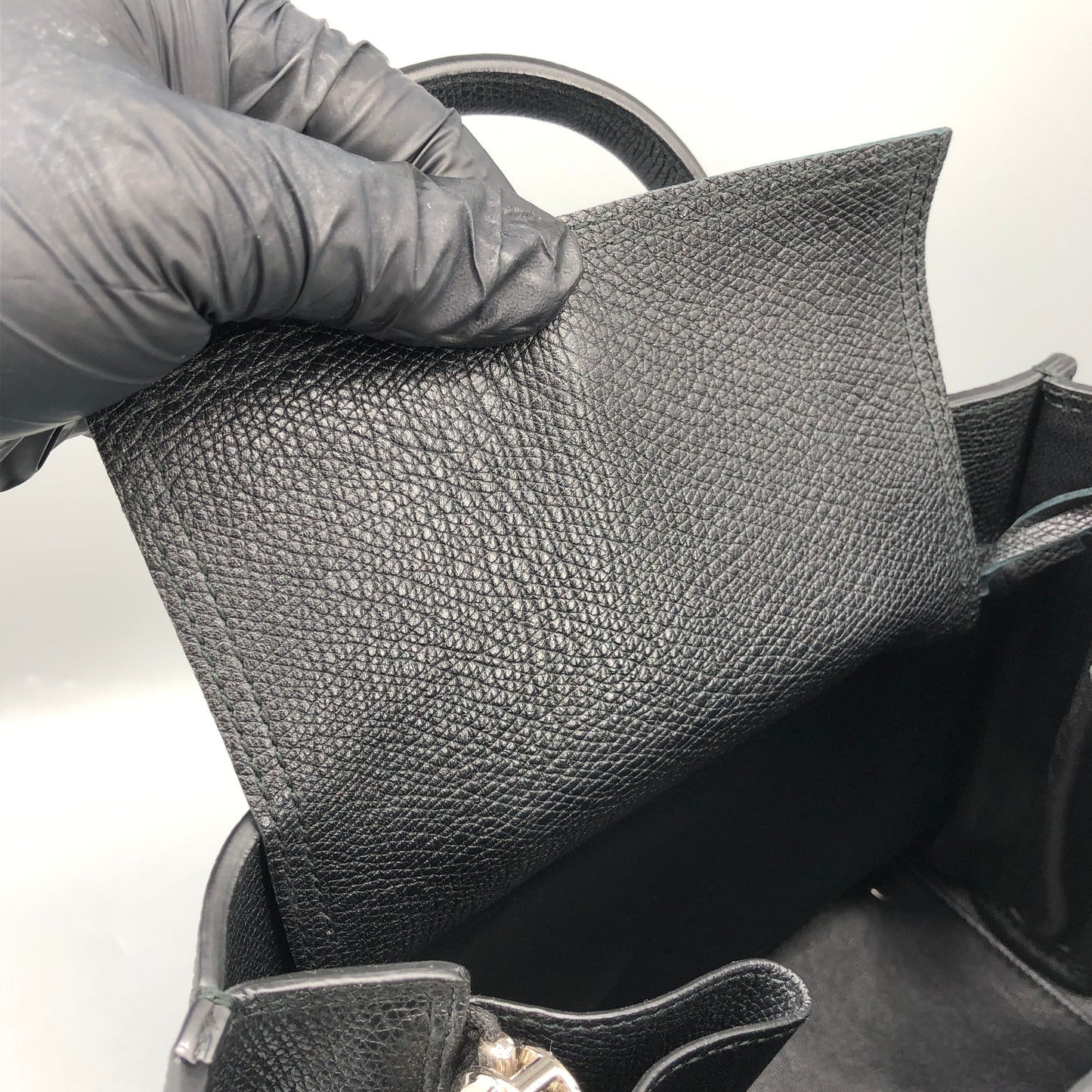 Balenciaga Everyday Small Tote Bag Black Grain Leather
