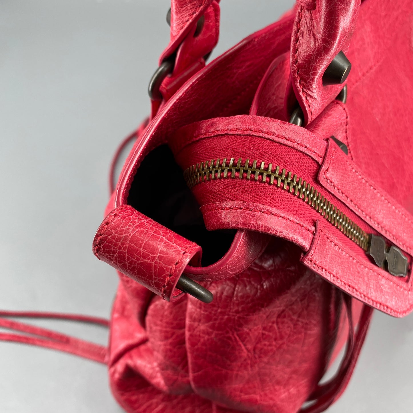 Balenciaga Classic City Bag  Red