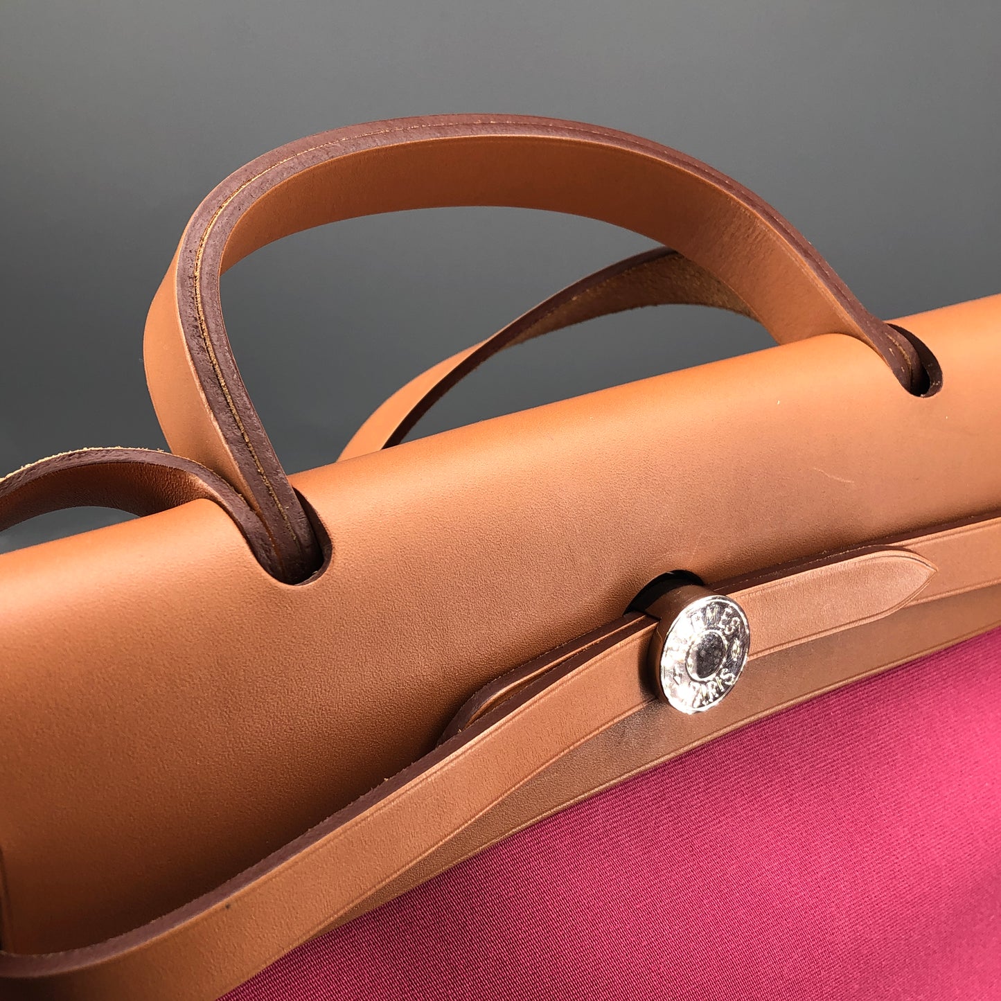 Hermes 2011 Pink Canvas Herbag 31  Shoulder Bag