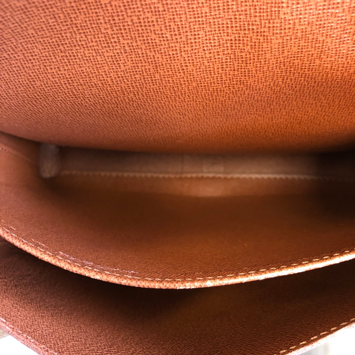 Louis Vuitton Monogram Cartouchiere GM Crossbody Bag Brown