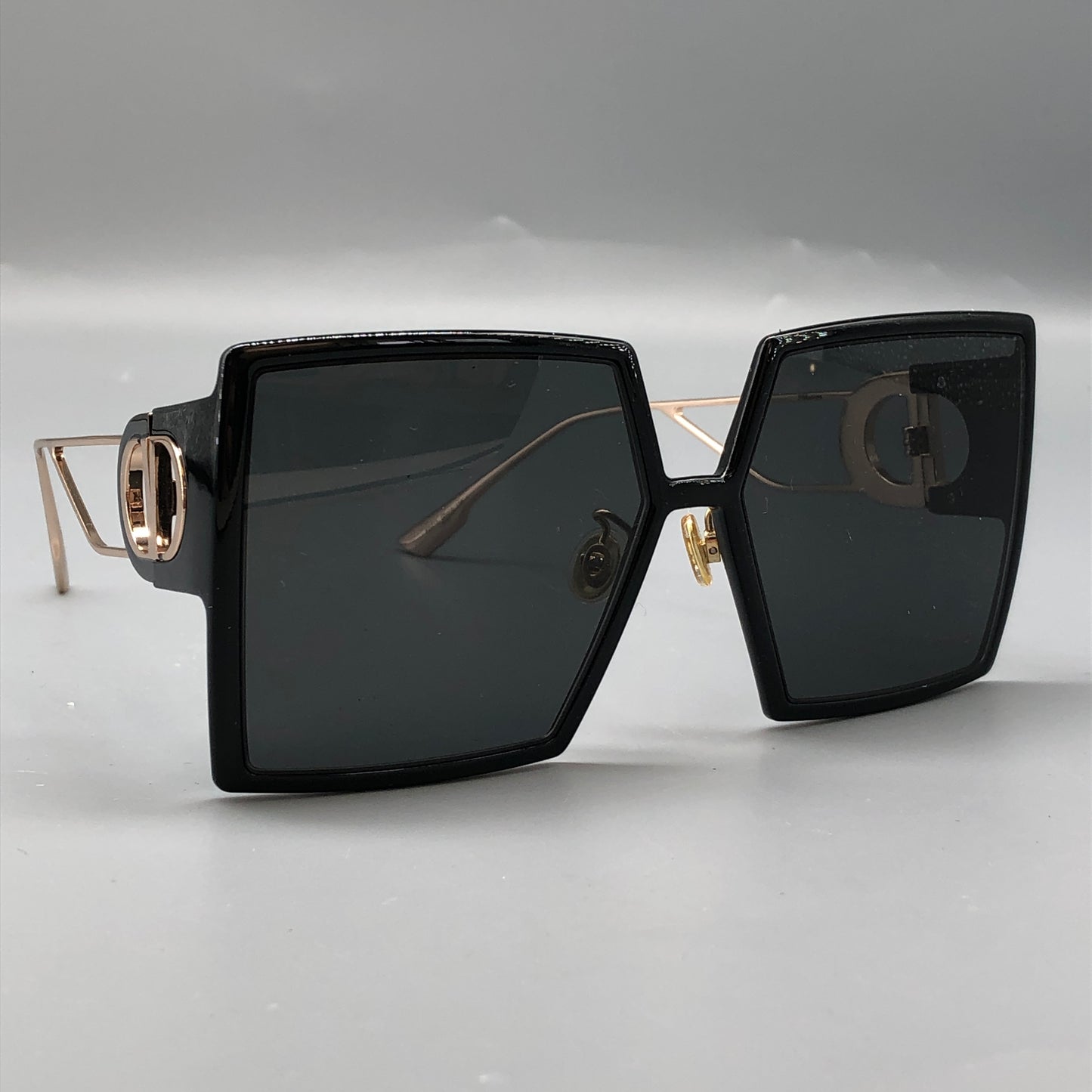 Christian Dior Oversized Square Black Sunglasses 135mm