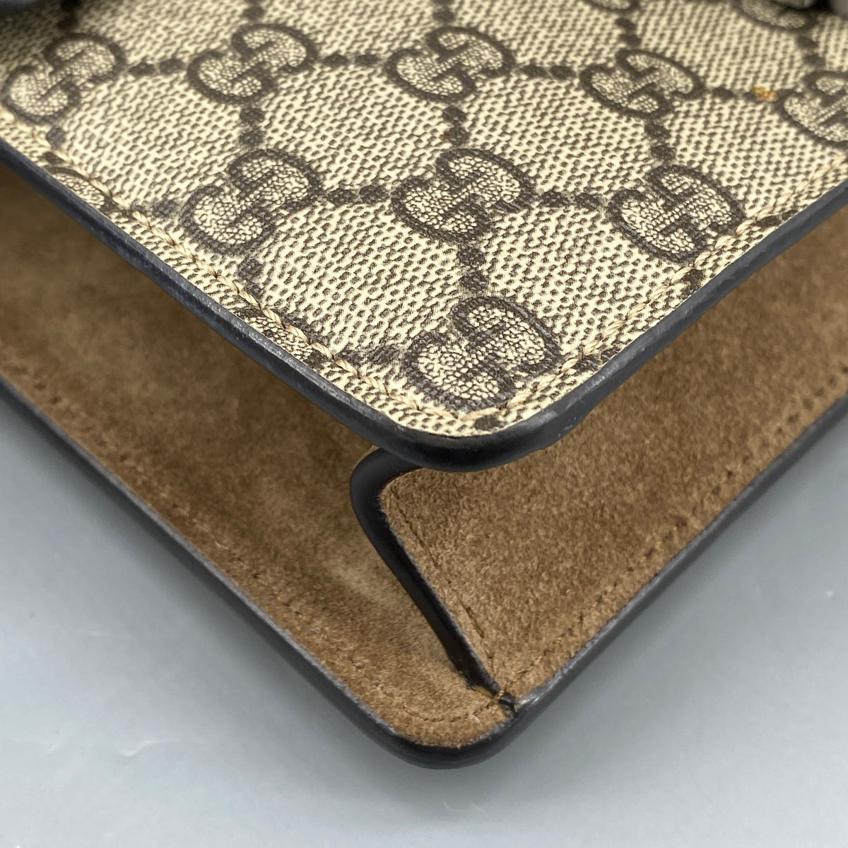 Gucci Dionysus GG Supreme Beige Shoulder Bag