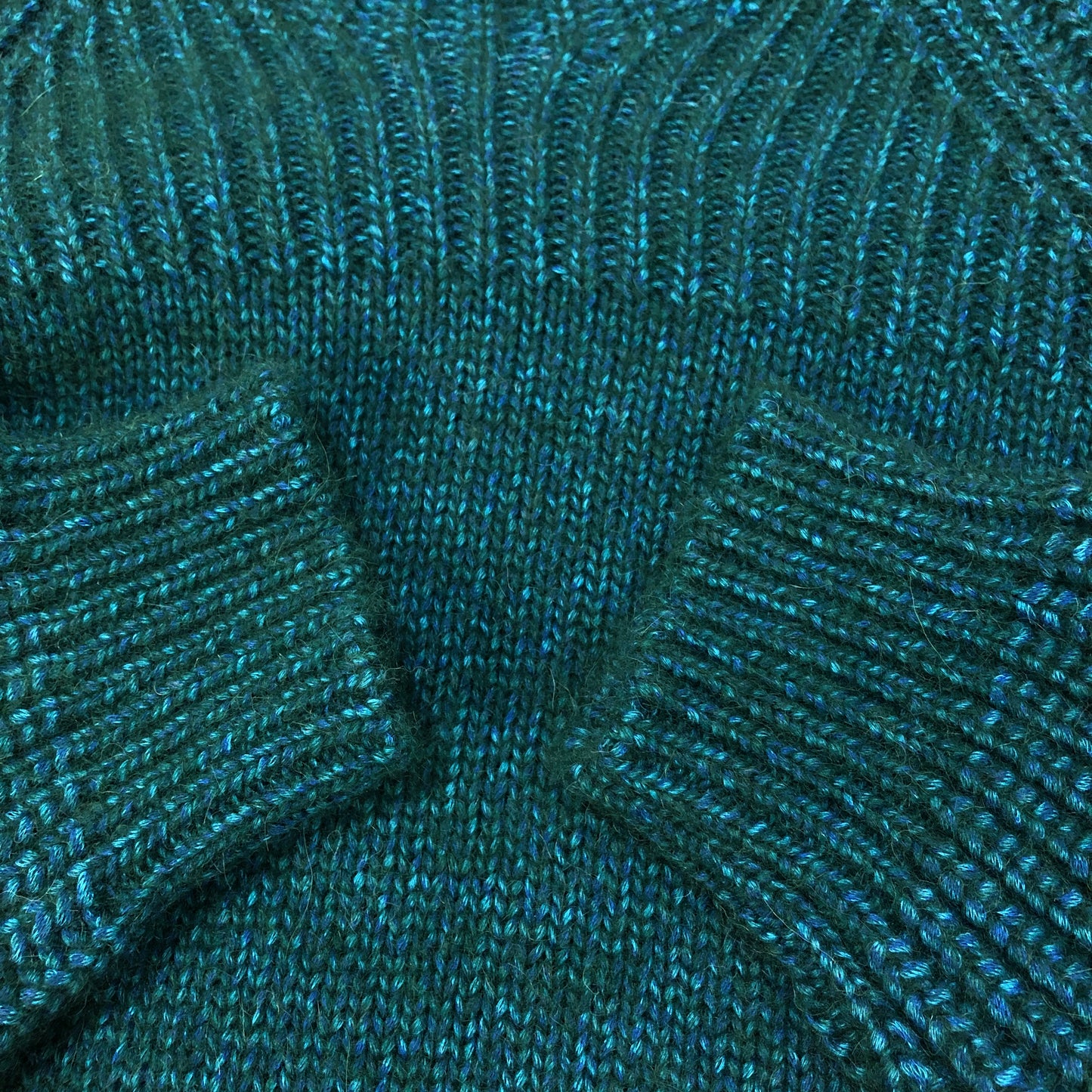 Paul Smith Dark Green Crew Neck Knit Sweater Size S