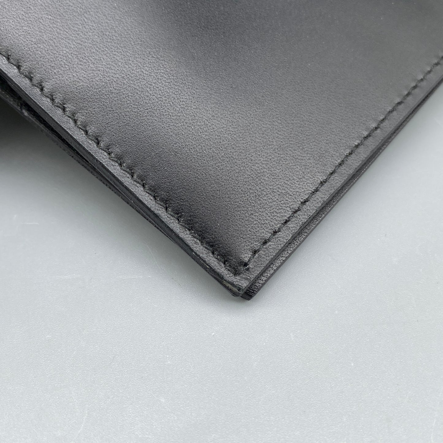 Ferragamo Black Smooth Leather Bi-fold Wallet