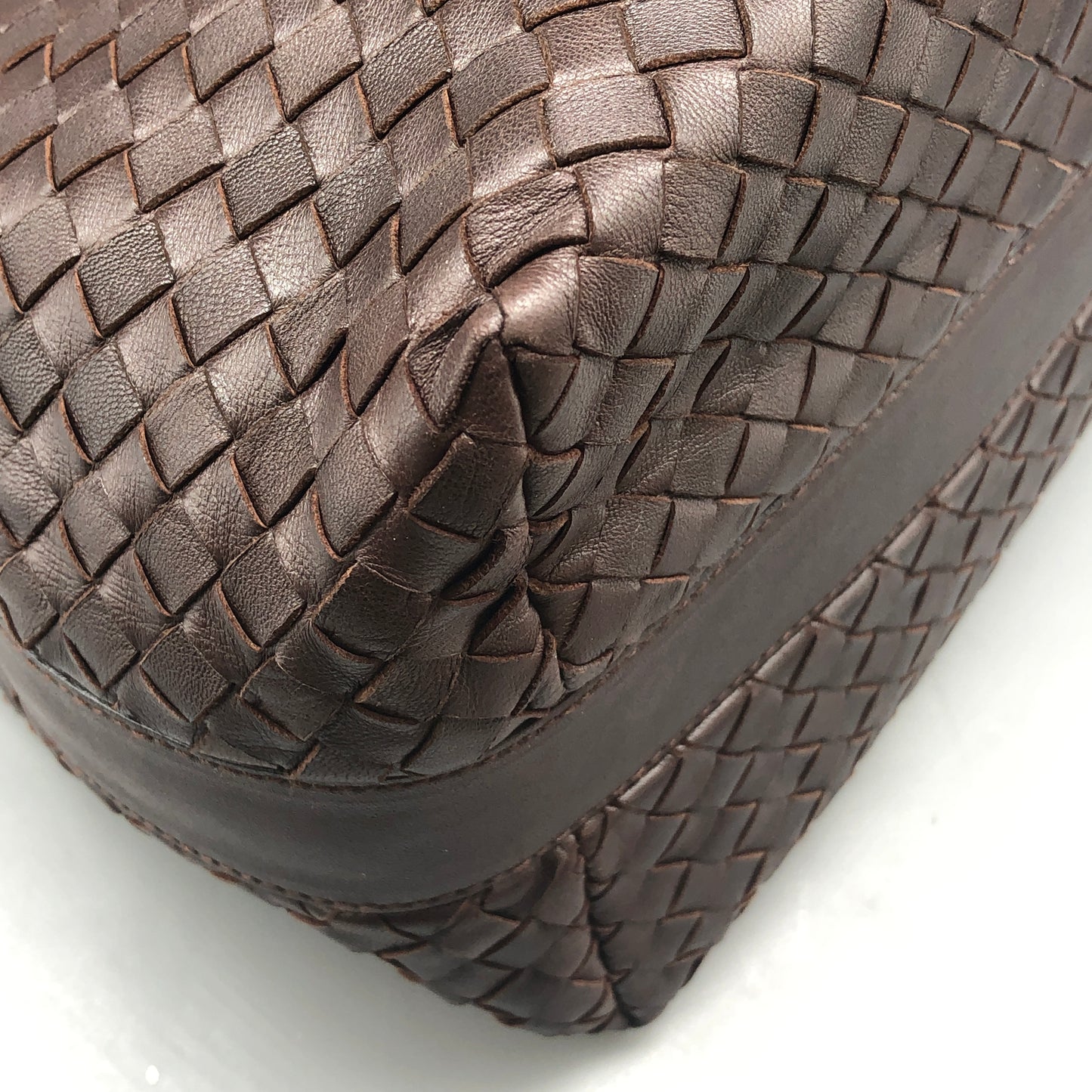 Bottega Veneta Nappa Intrecciato Brown Hobo Bag