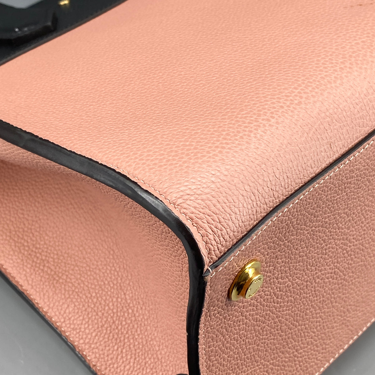 Louis Vuitton City Steamer MM Handbag Pink Black