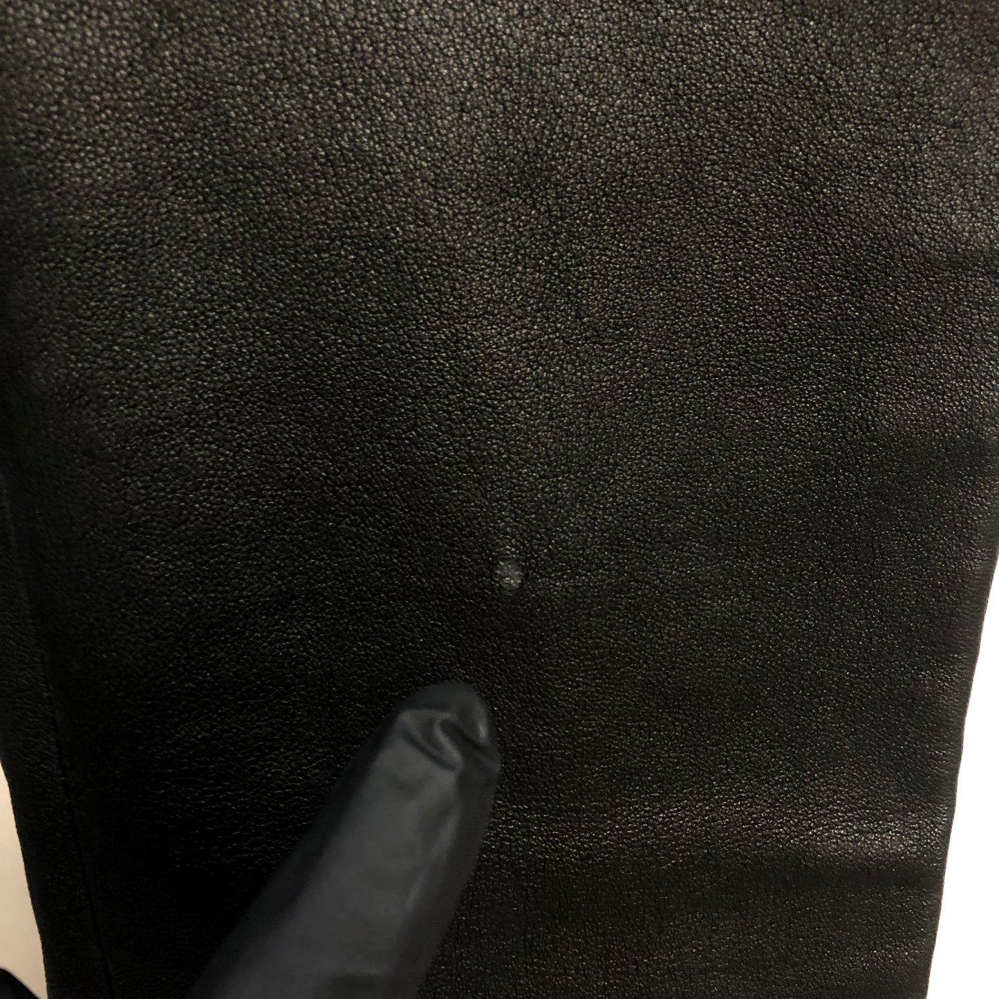 Helmut Lang Dark Brown Leather Slim Ankle Pants Size 00