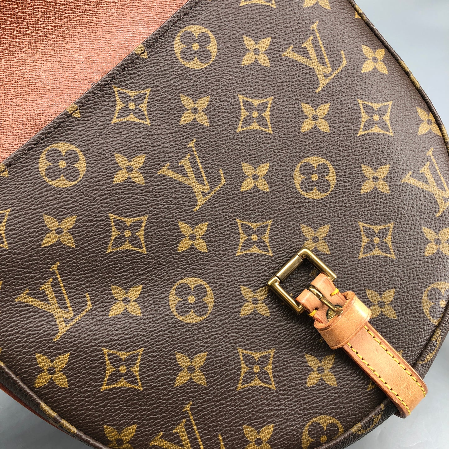 Louis Vuitton Vintage Monogram Chantilly Crossbody Bag Brown