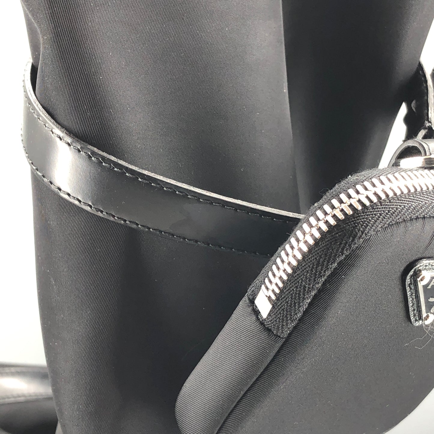 Prada Women‘s Re-Nylon Knee-High Lug Sole Boots Size 37 Black
