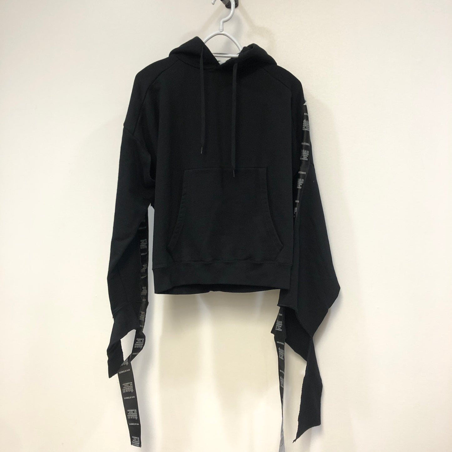 Vetements Black Logo Tape Hoodie & Track Pants Set