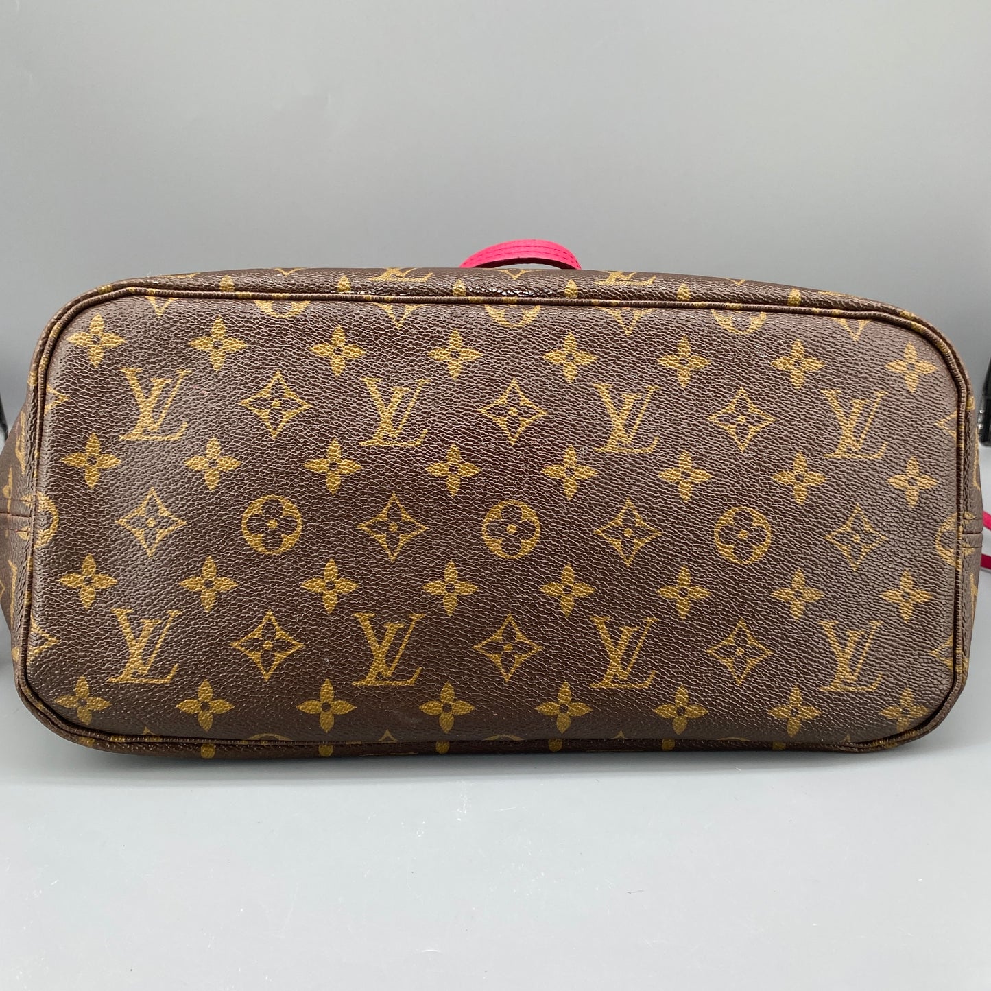 Louis Vuitton MM Limited Edition Fuchsia Monogram Ikat Neverfull Tote Bag