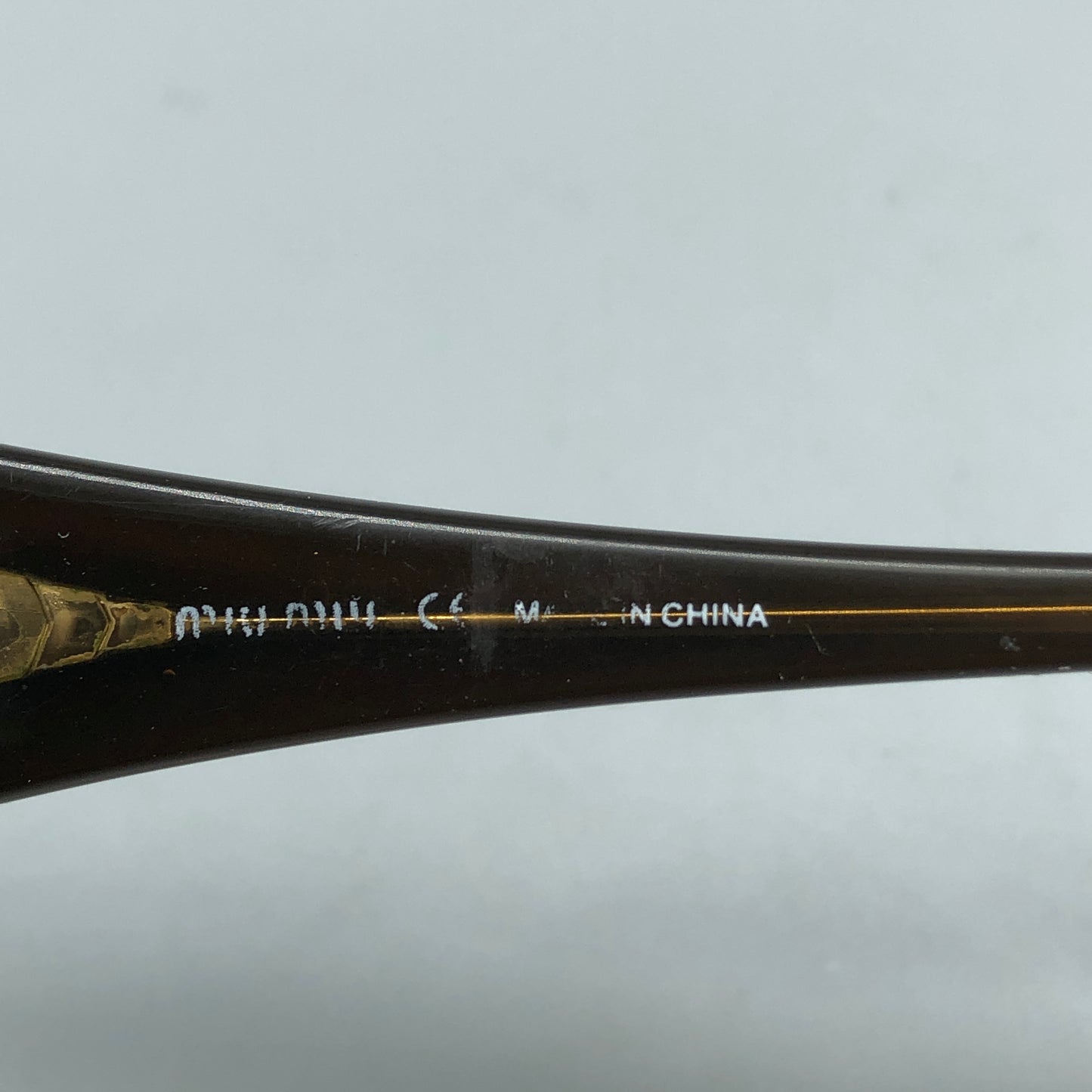 Miu Miu Dark Red Rectangular Eyeglasses Frame 130mm