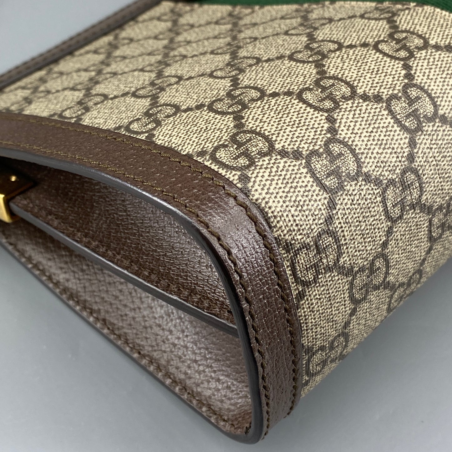 Gucci Ophidia Medium Shoulder Bag GG Supreme Web Stripe