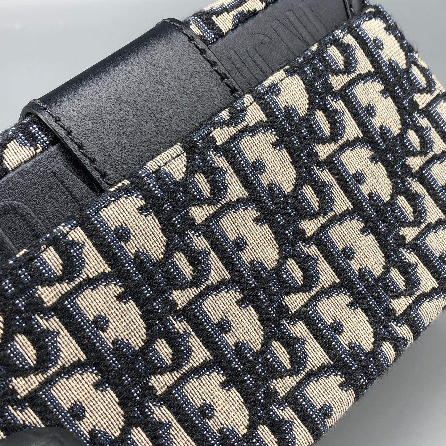 Christian Dior Mini 30 Montaigne Box Bag Grey/navy/black