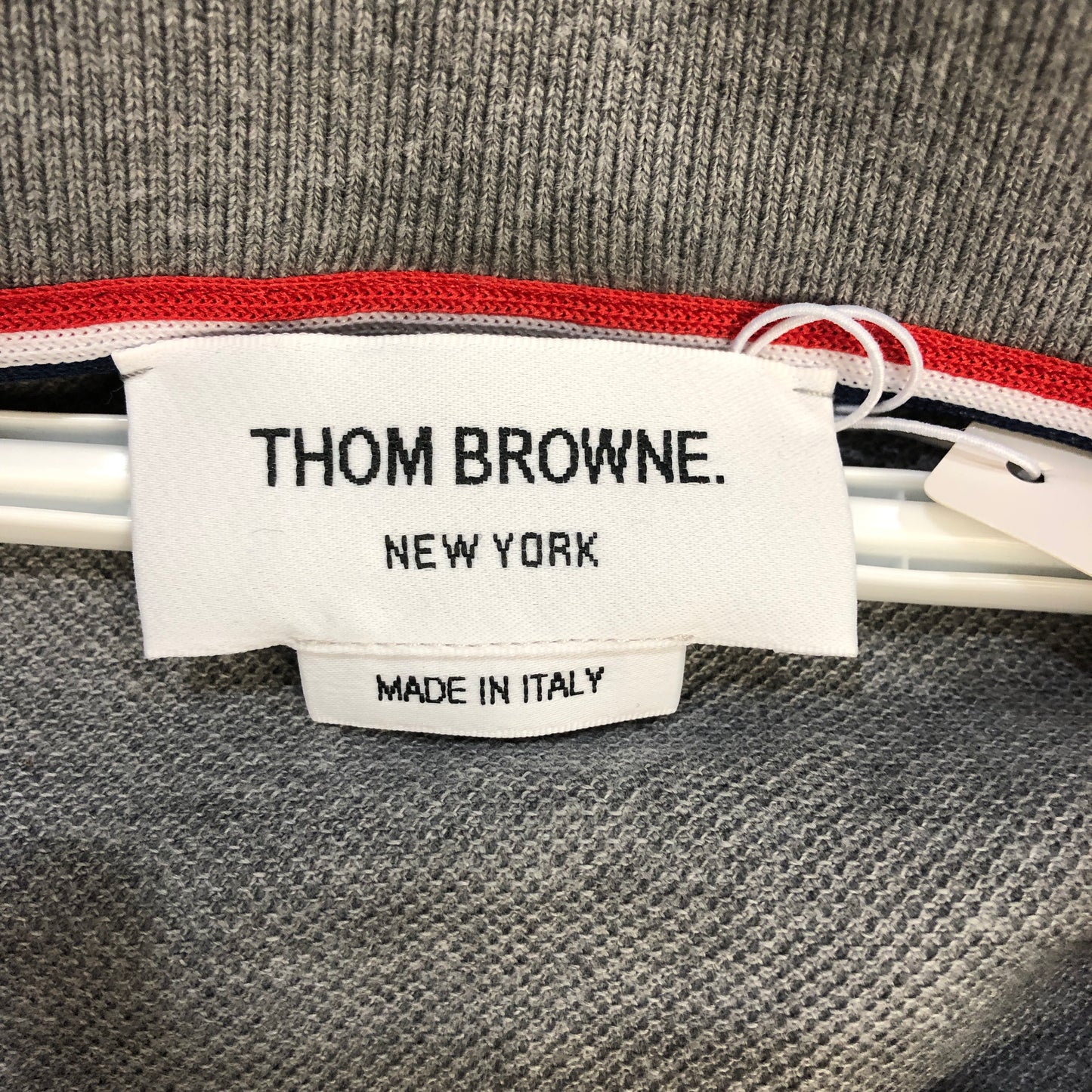 Thom Browne 4-Bar 2003 Long Sleeve Polo Shirt Size 44 Grey