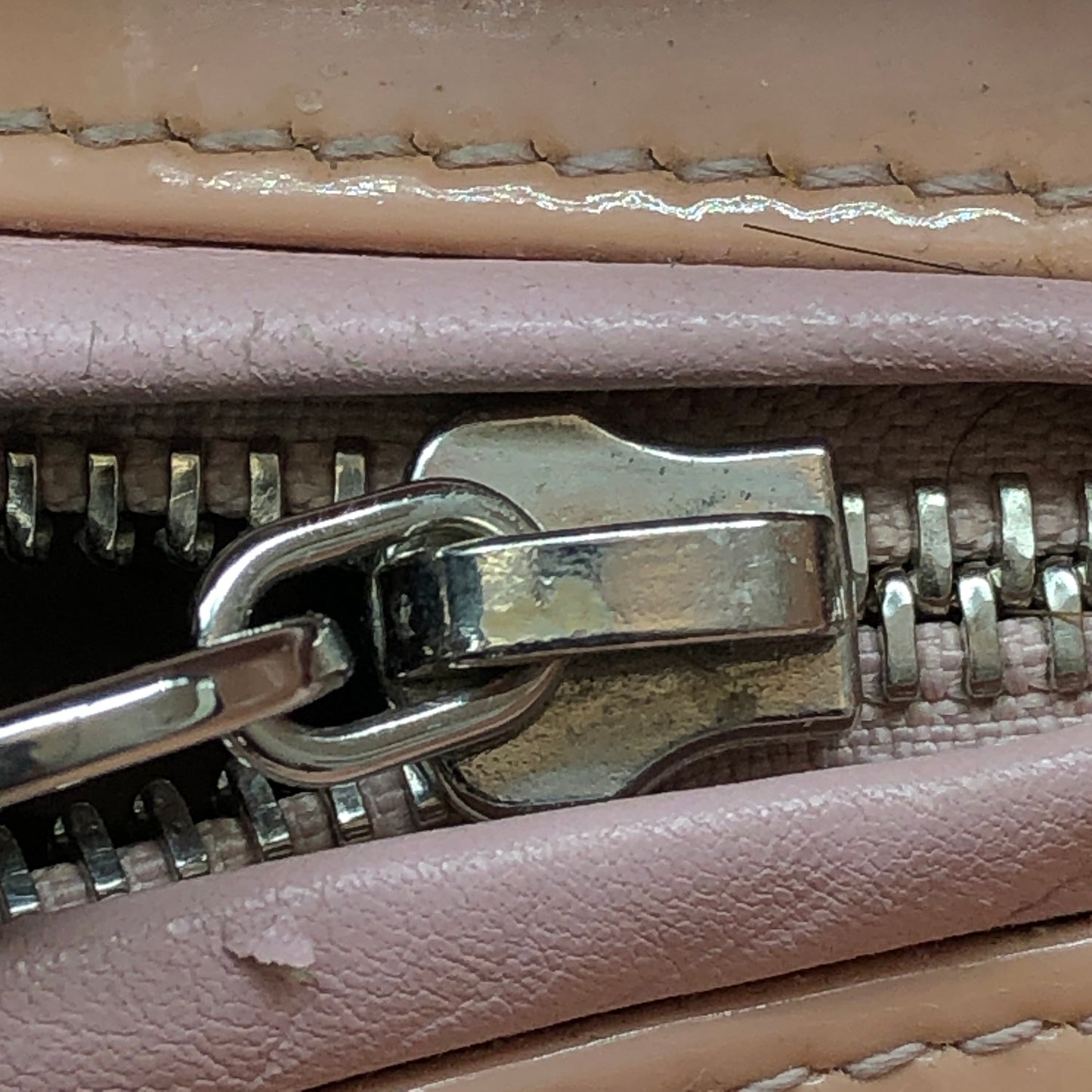 Christian Dior Lady Dior Nude Patent Cannage Leather Handbag