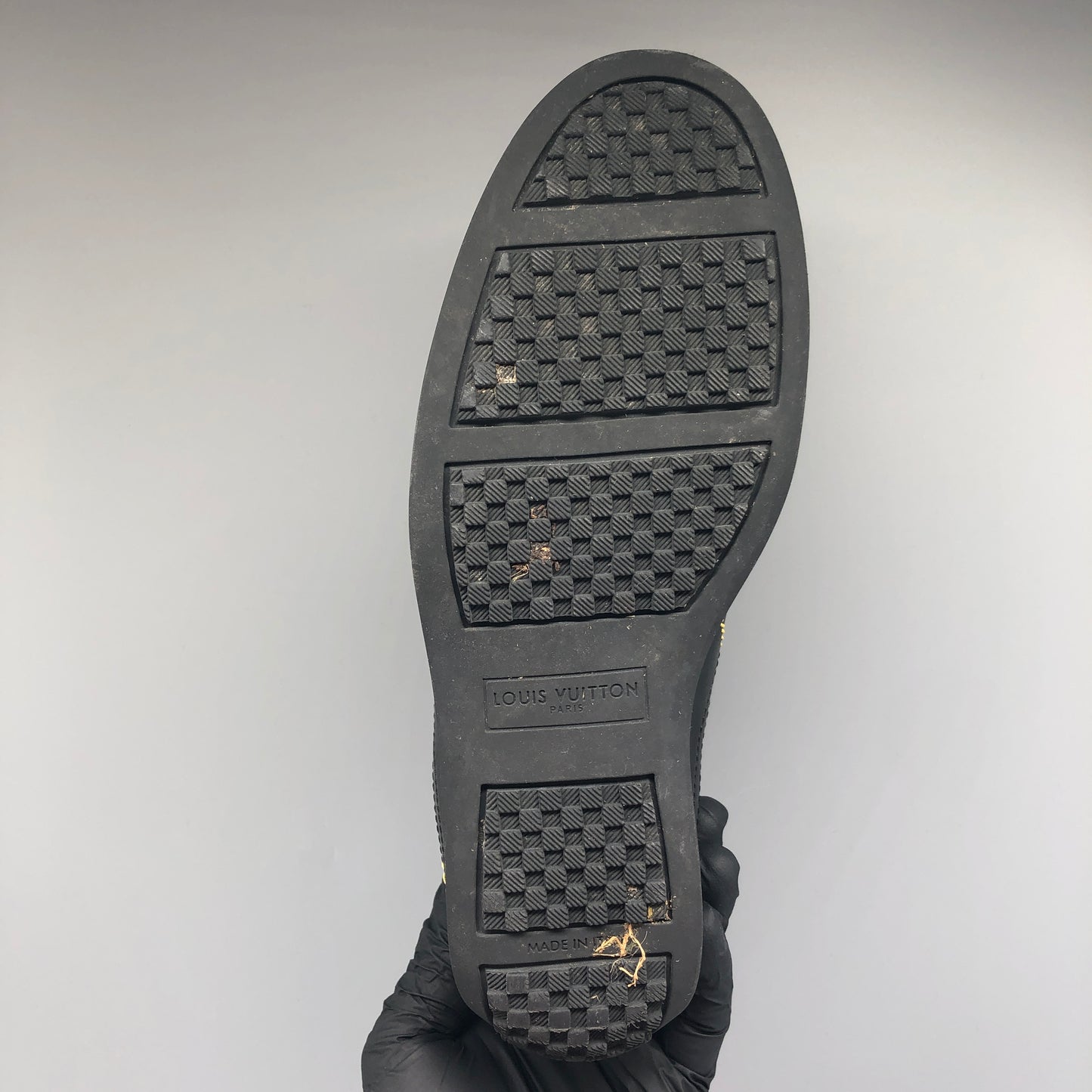 Louis Vuitton Black Multicolor Monogram Sneakers Size 36.5