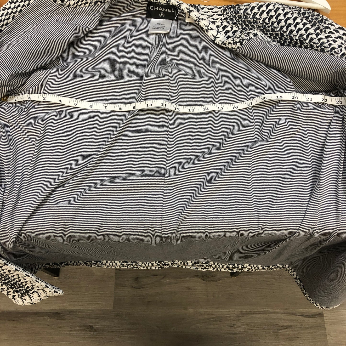 Chanel Tweed Knit Cardigan Size 38