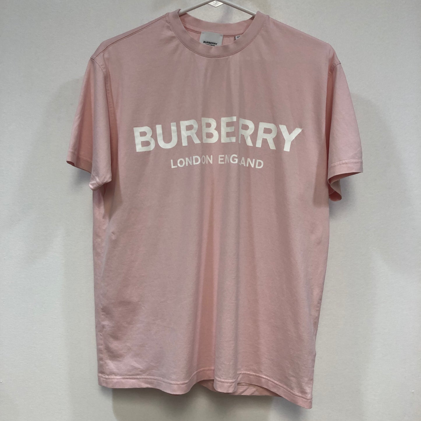 Burberry London England Pink Logo T-Shirt Size XS