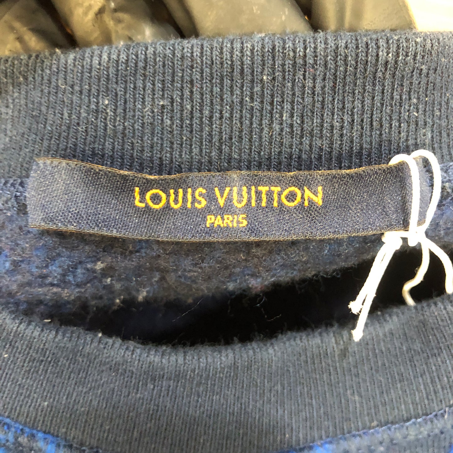 Louis Vuitton Monogram Crewneck Sweater Size M Black/Blue
