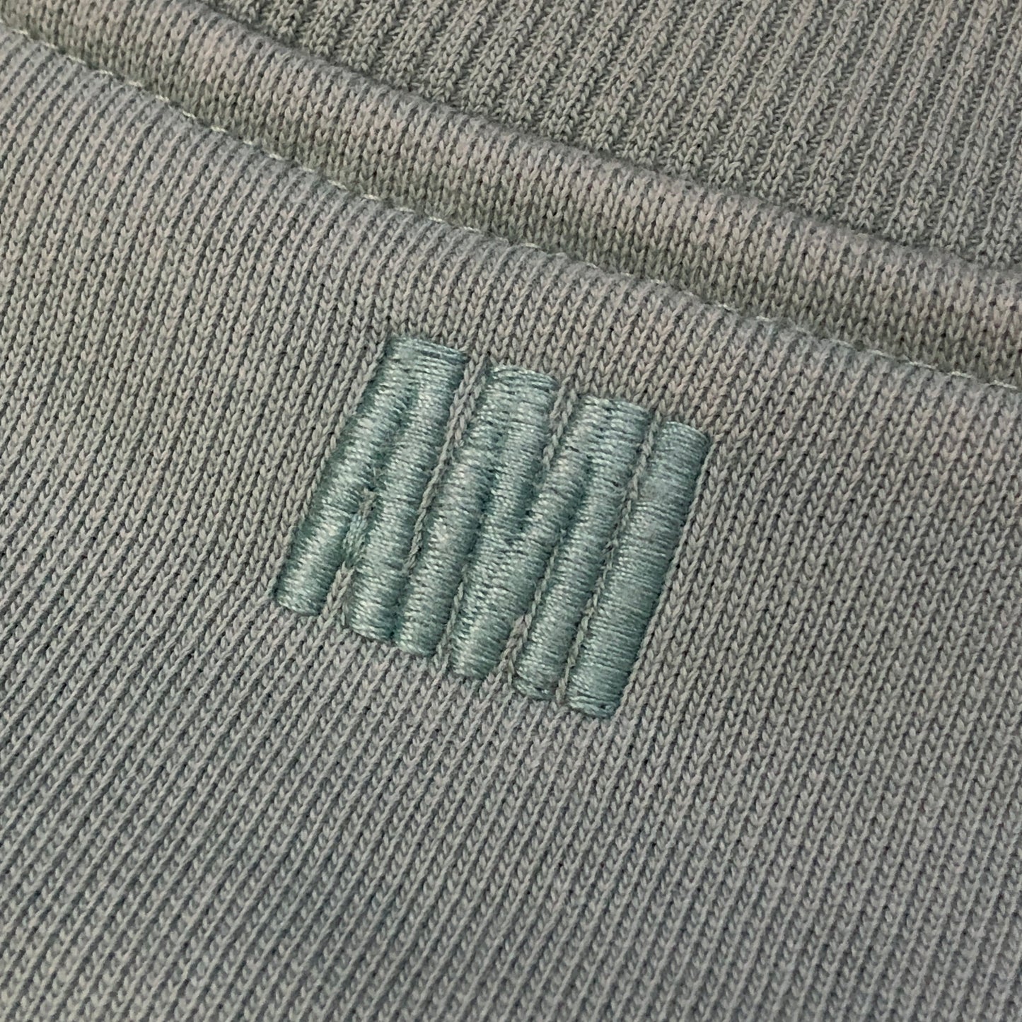 Ami Mint Green Crew Neck Long Sleeve Sweatshirt Size M