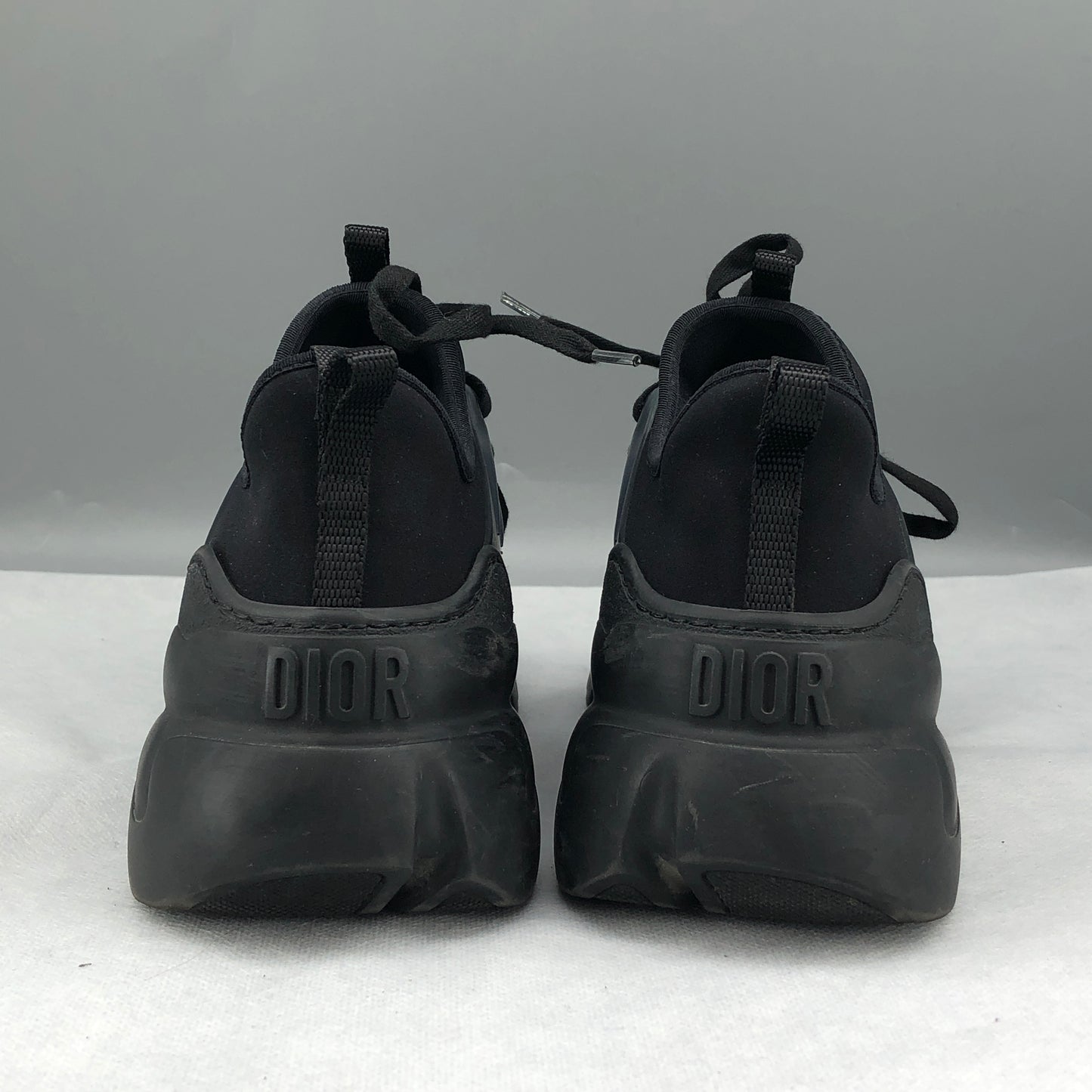 Christian Dior Women's D-Connect Technical Fabric Sneakers Size 36 All Black