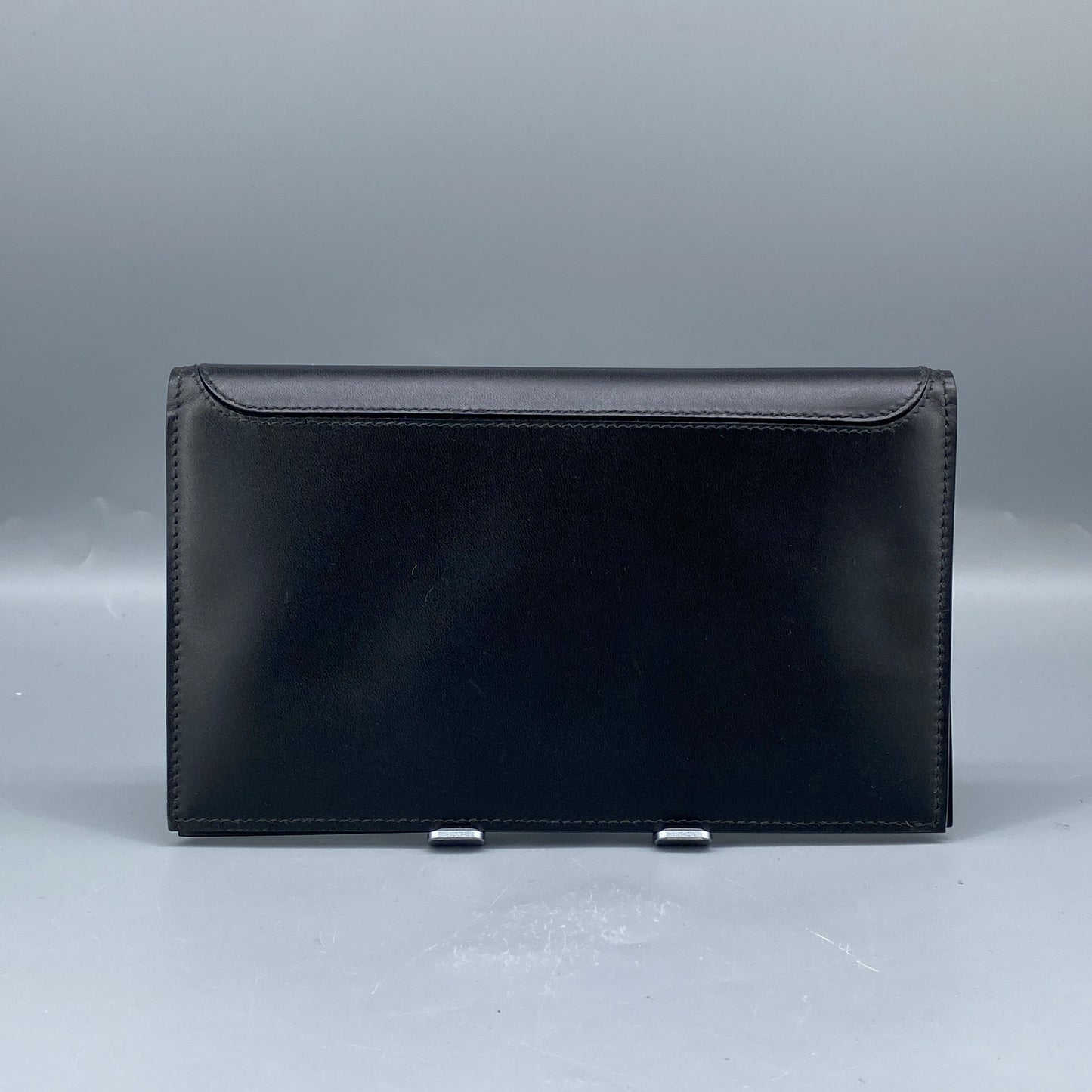 Ferragamo Black Smooth Leather Bi-fold Wallet