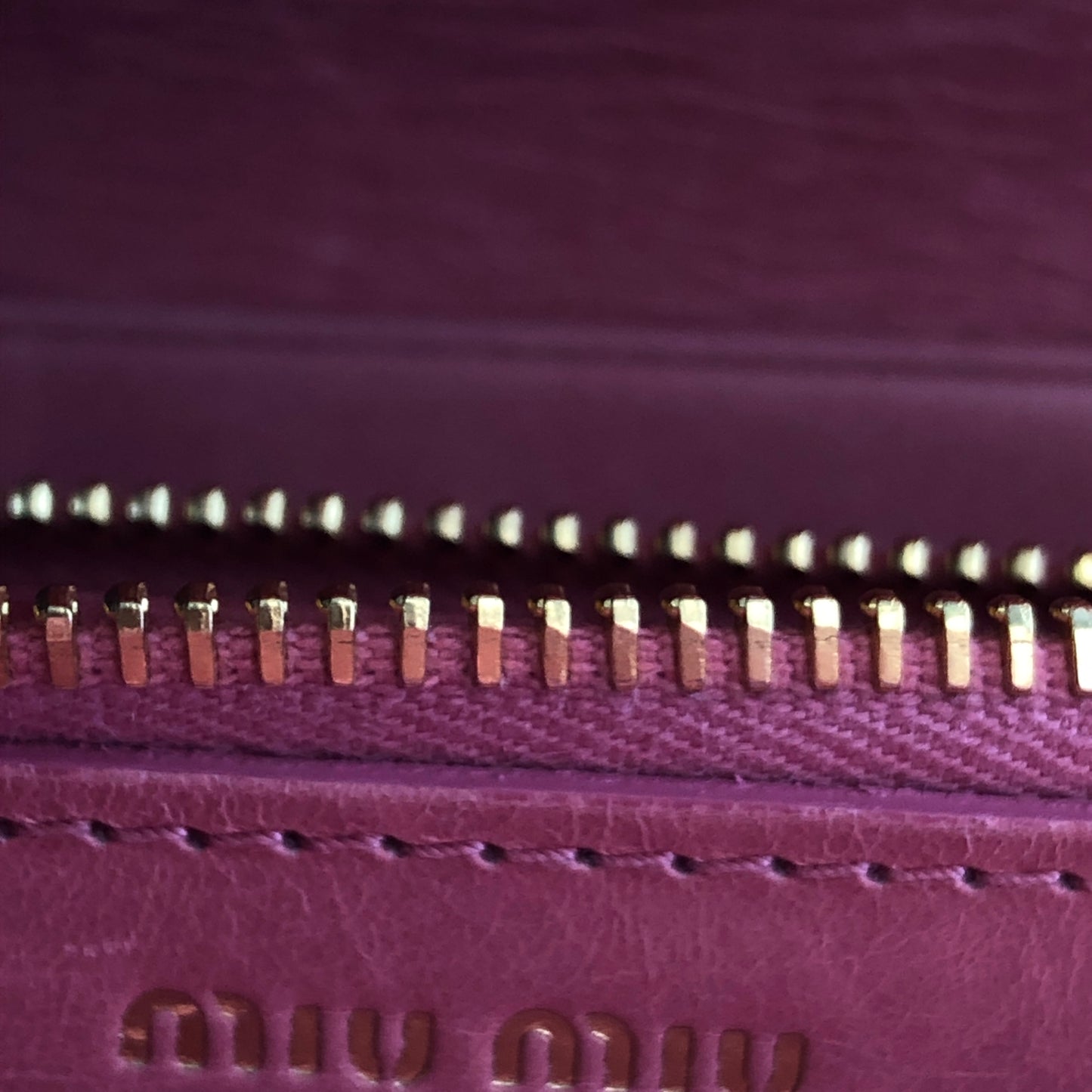 Miu Miu Pink Quilted Leather Chain Wallet / Crossbody Bag
