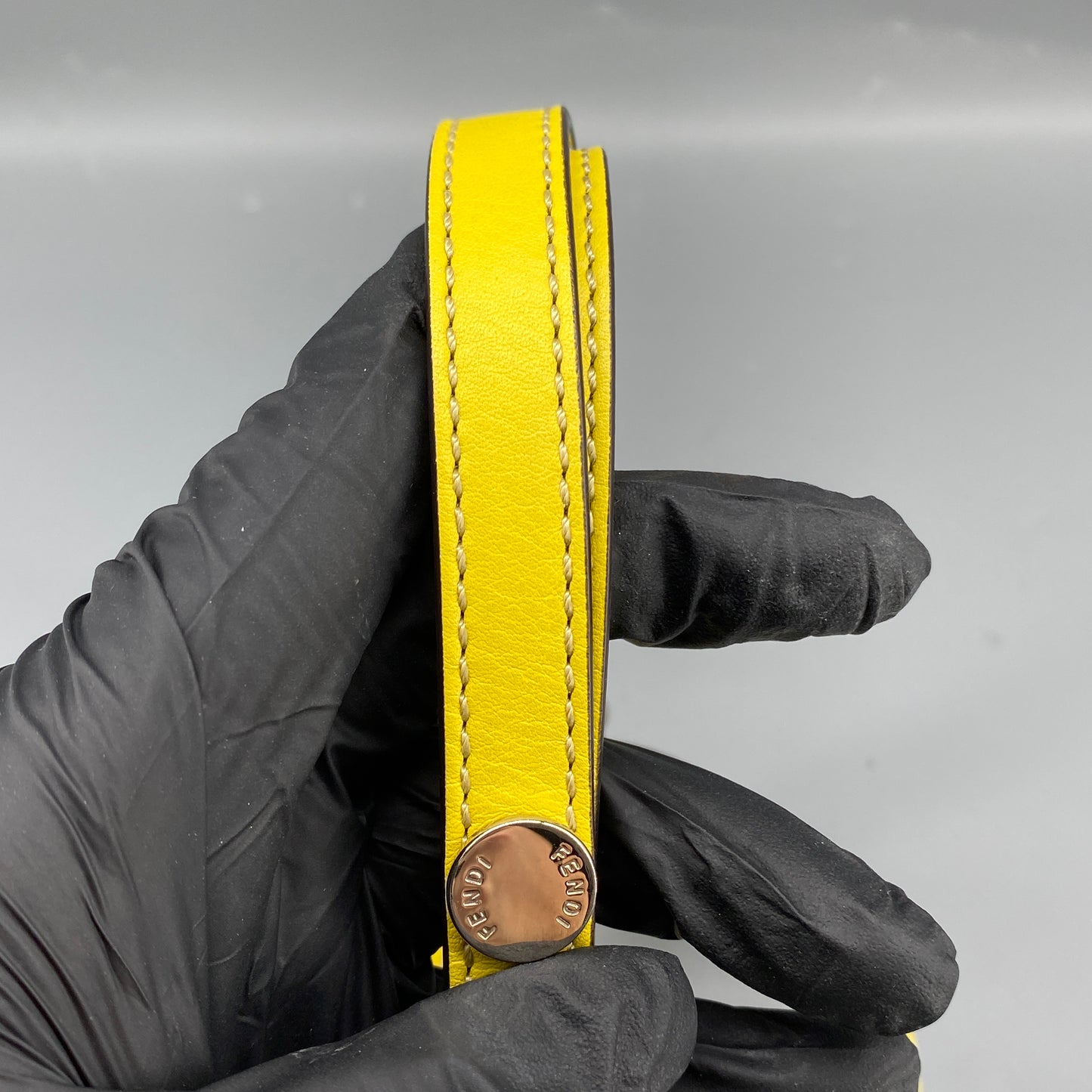 Fendi Yellow Leather By The Way Crossbody Bag