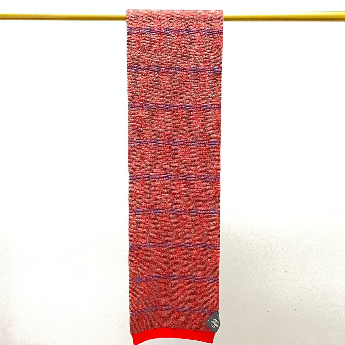 Gucci Red Wool Cartoon Print Scarf