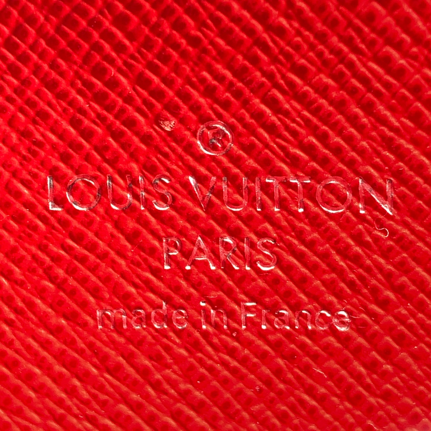 Louis Vuitton Epi Leather Zippy Wallet Red