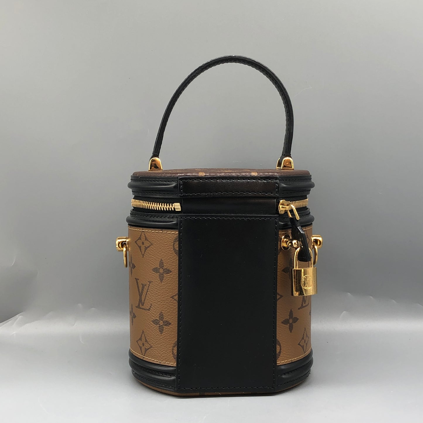 Louis Vuitton Cannes Monogram Canvas Bucket Bag Brown