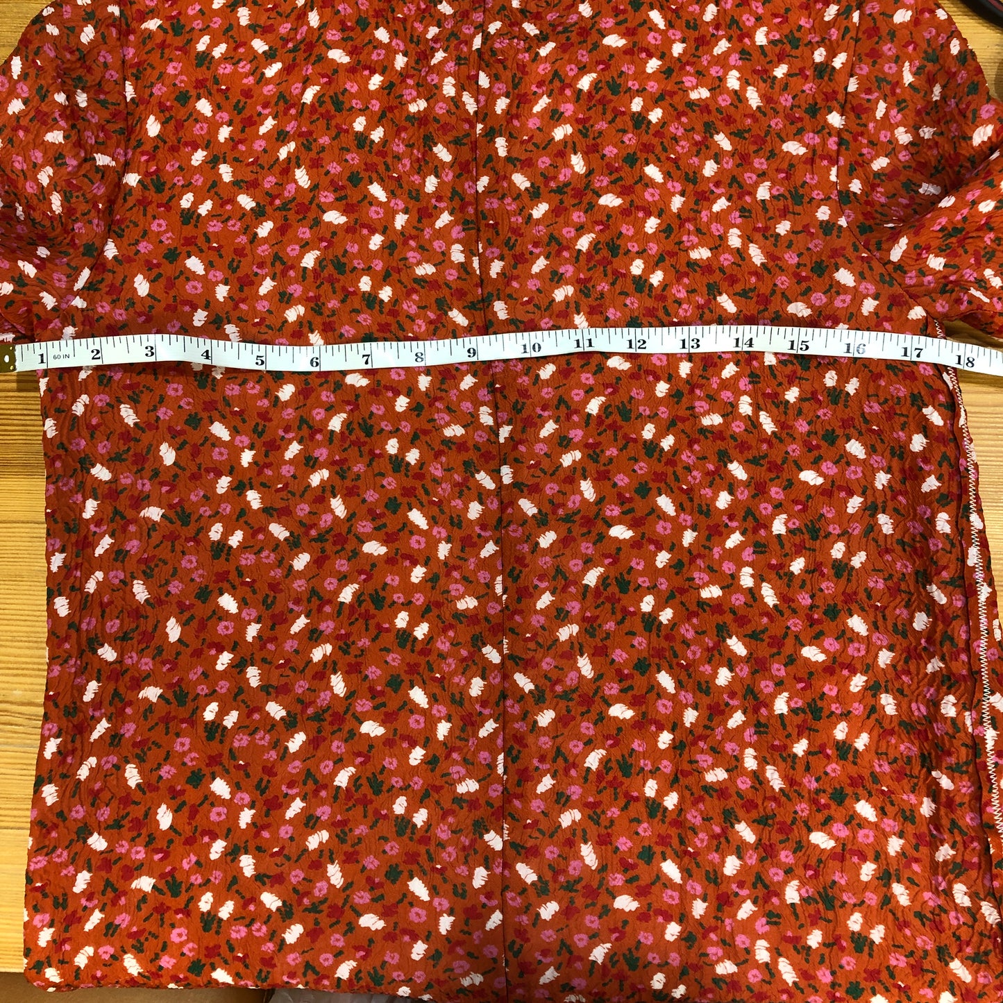 Marni Floral Print Crew Neck Short Sleeve Mini Dress Size 36 Red White Pink Green Multi-Colour