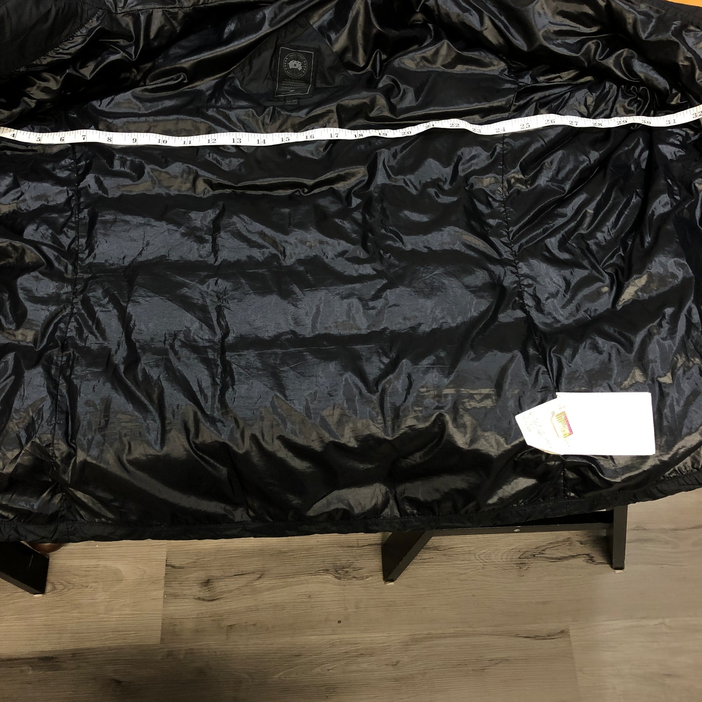 Canada Goose Black Hooded Down Jacket Size 3XL