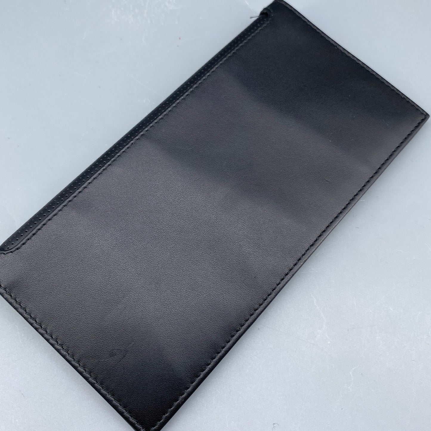 Ferragamo Black Smooth Leather Bi-fold Long Wallet
